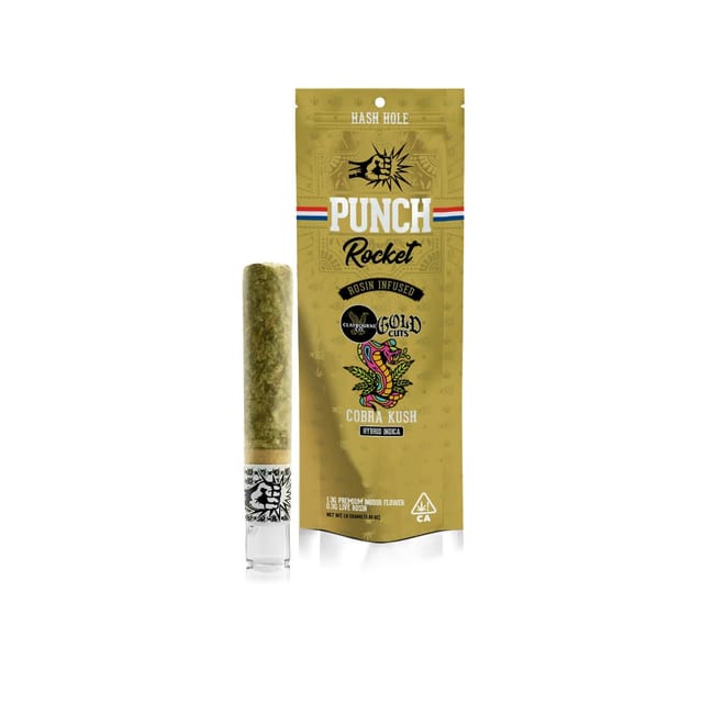 PUNCH EDIBLES & EXTRACTS: Cobra Kush X Madd Peaches Rocket X Claybourne
