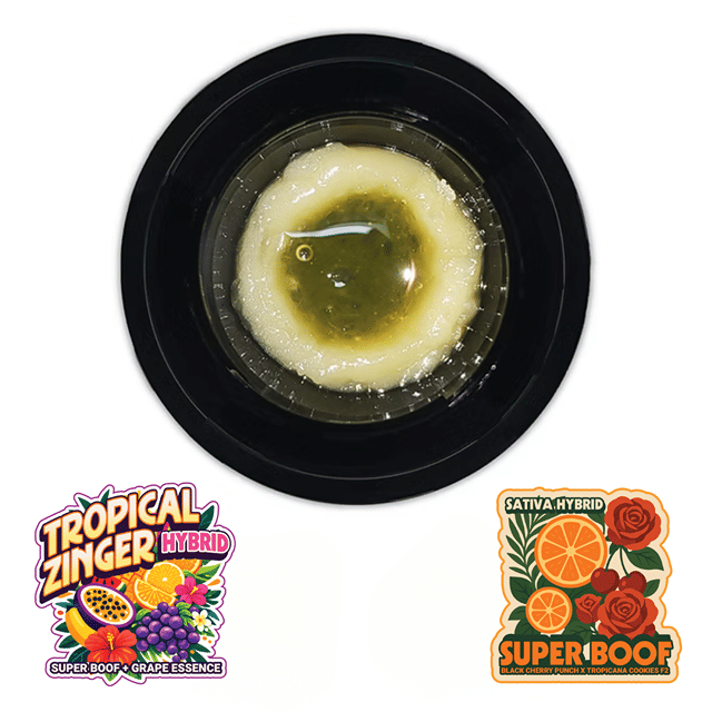 Tropical Zinger x Super Boof | Jam Dots | Live Hash Rosin