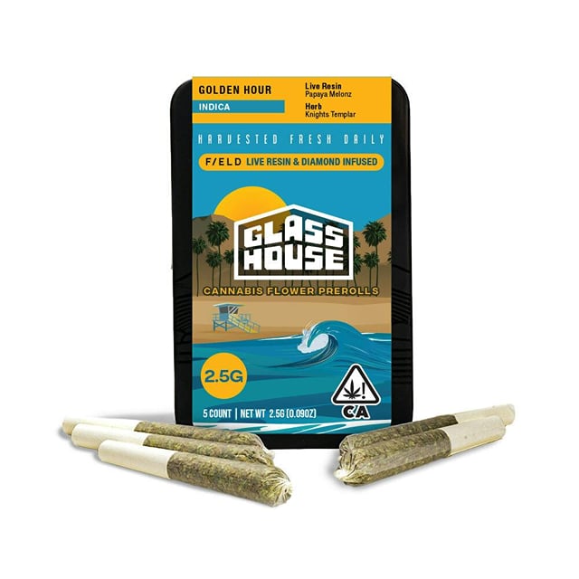 Golden Hour - Live Resin & Diamond Infused Pre-Rolls
