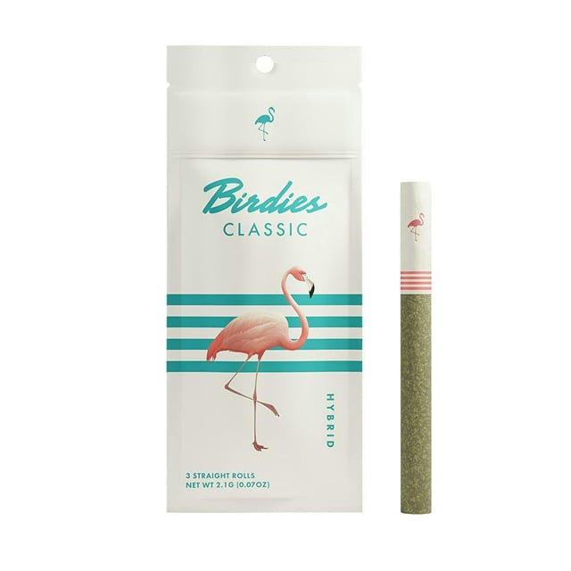 Birdies - Classic Hybrid - 3 Pack Pre-Rolled Joints