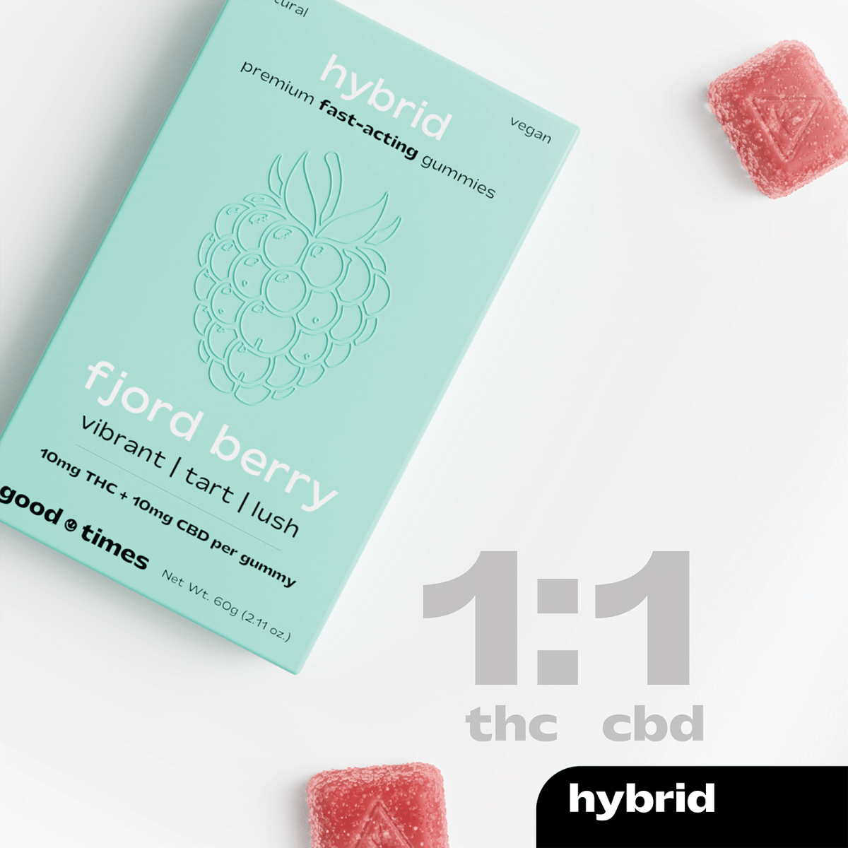 Fjord Berry Gummies 10ct 100mg