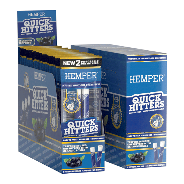 Blueberry Quick Hitters 2PK - Disposable One Hitter