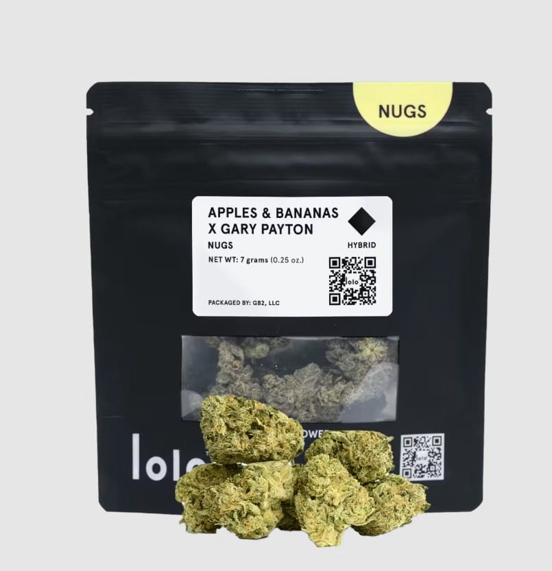 lolo: Apples & Bananas + Gary Payton Black Bag