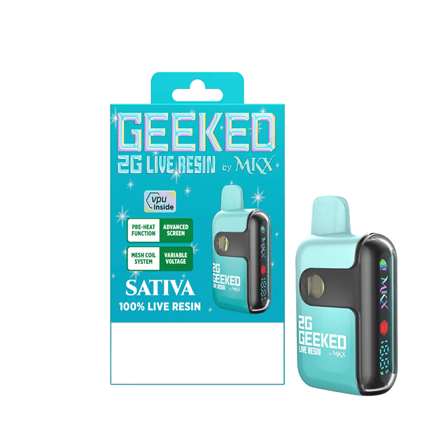 Geeked Live Resin Disposable 2g - Vortex