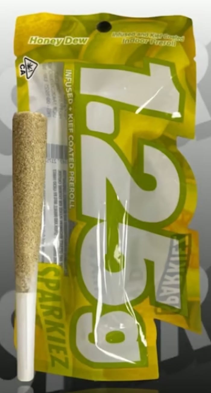Sparkiez — Honey Dew And Kief Coated 1.25