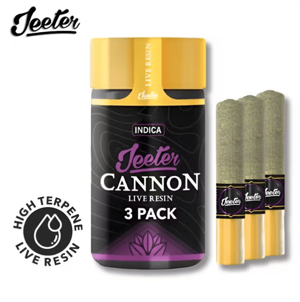 Jeeter Cannon Live Resin - Pink Sunset - Pre-Rolls - 3 Pack - 1.5g