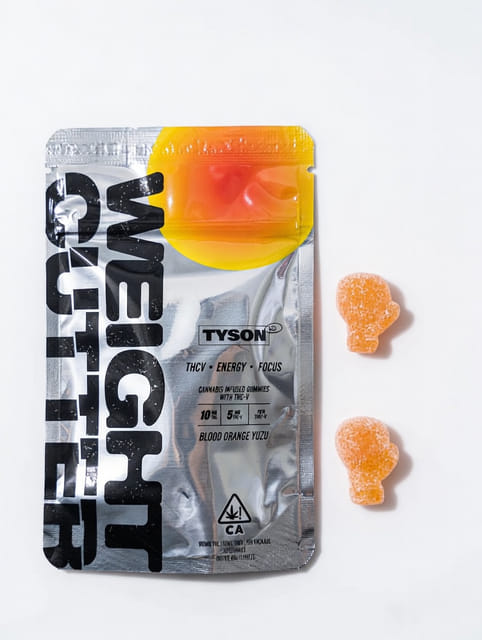 Tyson 2.0 β Blood Orange THCv - 100mg Solventless Gummies