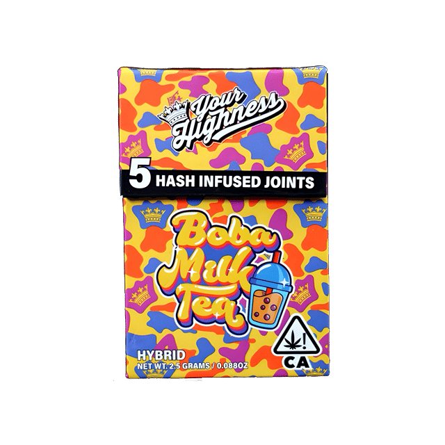Boba Milk Tea – Live Hash Infused - Pre-Rolls