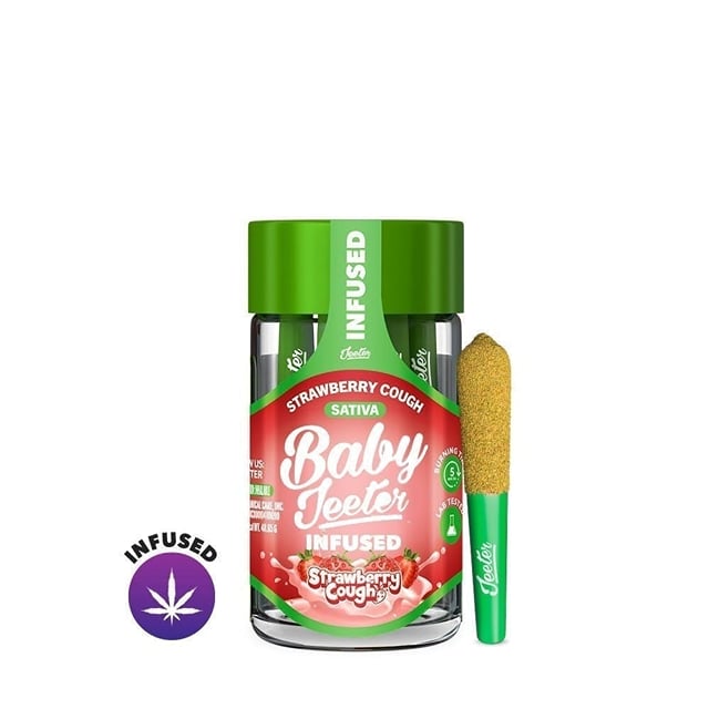Strawberry Cough | .5g x 5 Infused Pre-Roll Pack