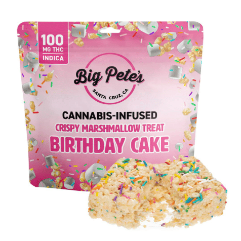 Birthday Cake Crispy Marshmallow Treat - Indica (100mg)