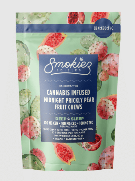 1:1:1 10pk CBN Trifecta | 100mg | Sweet Midnight Prickly Pear