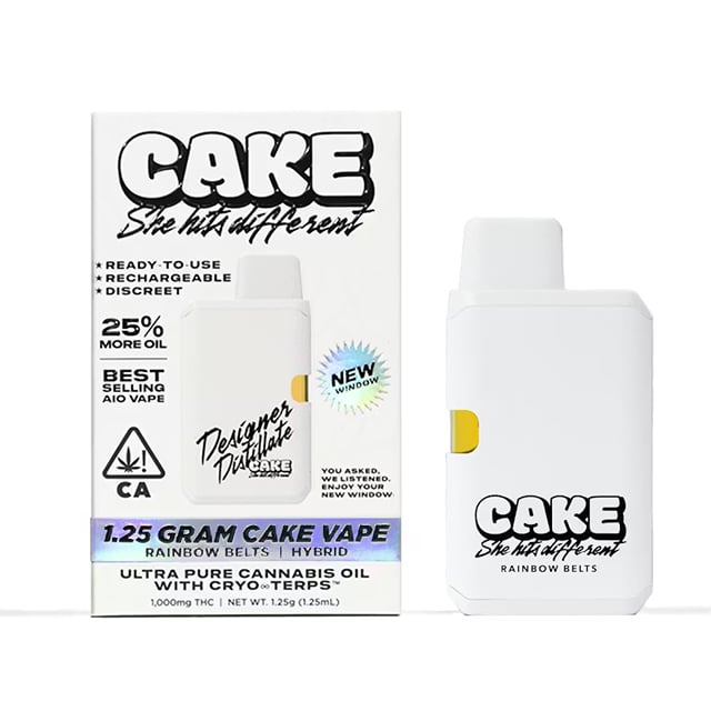 Rainbow Belts - 1.25G AIO Vape Designer Distillate