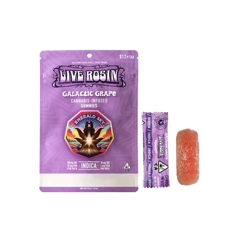 Emerald Sky — Emerald Sky Live Rosin Gummies 10ct 100mg