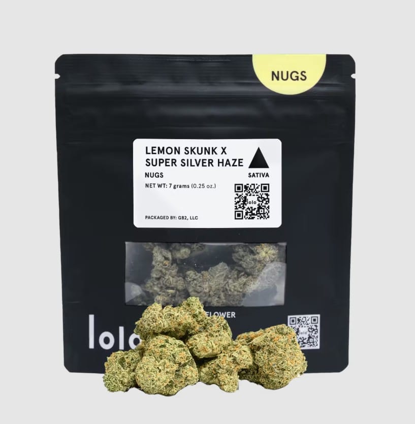 lolo — Lemon Skunk + Super Silver Haze Black Bag