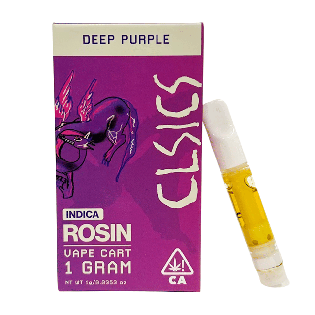 DEEP PURPLE LIVE ROSIN VAPE CART - 1 g