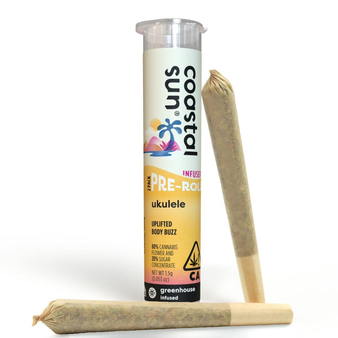 Coastal Sun: UKULELE - 0.75 1.5g 2pk Infused Pre-Roll