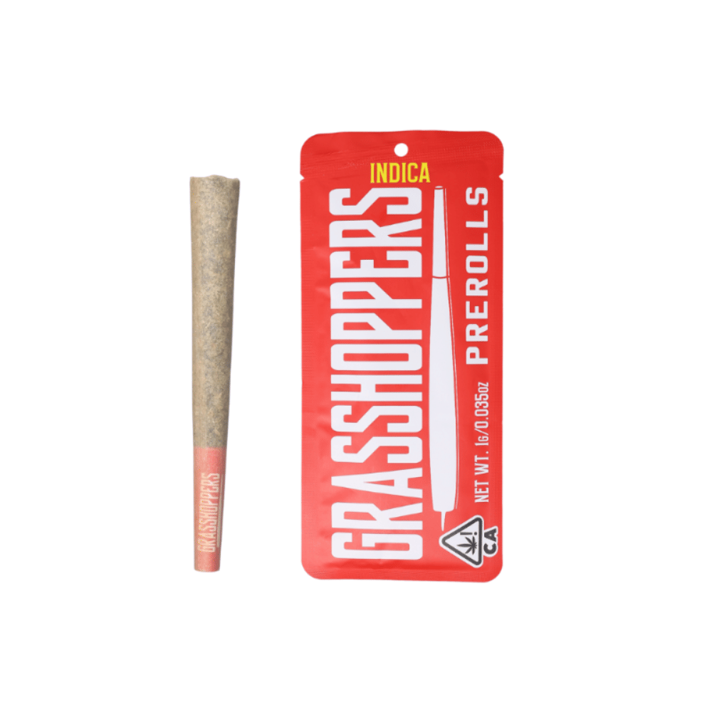 Grasshoppers: Indica Preroll 1g