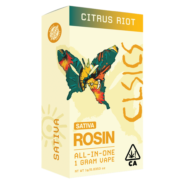 CLSICS Rosin & Rosin Infused Pre Rolls — Citrus Riot