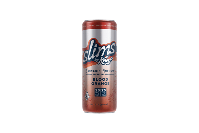 Blood Orange 25mg THC:CBD - Slim Can Sparkling Beverage