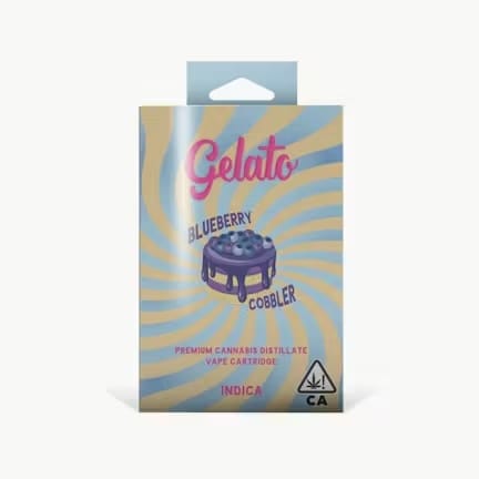 Gelato Brand — Blueberry Cobbler