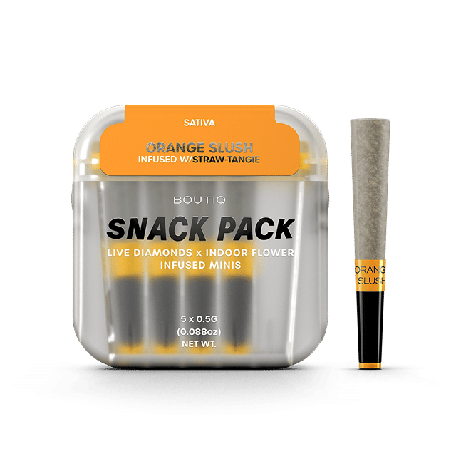 Boutiq | Orange Slush × Straw-Tangie Diamonds SP | Infused Minis | 5pk