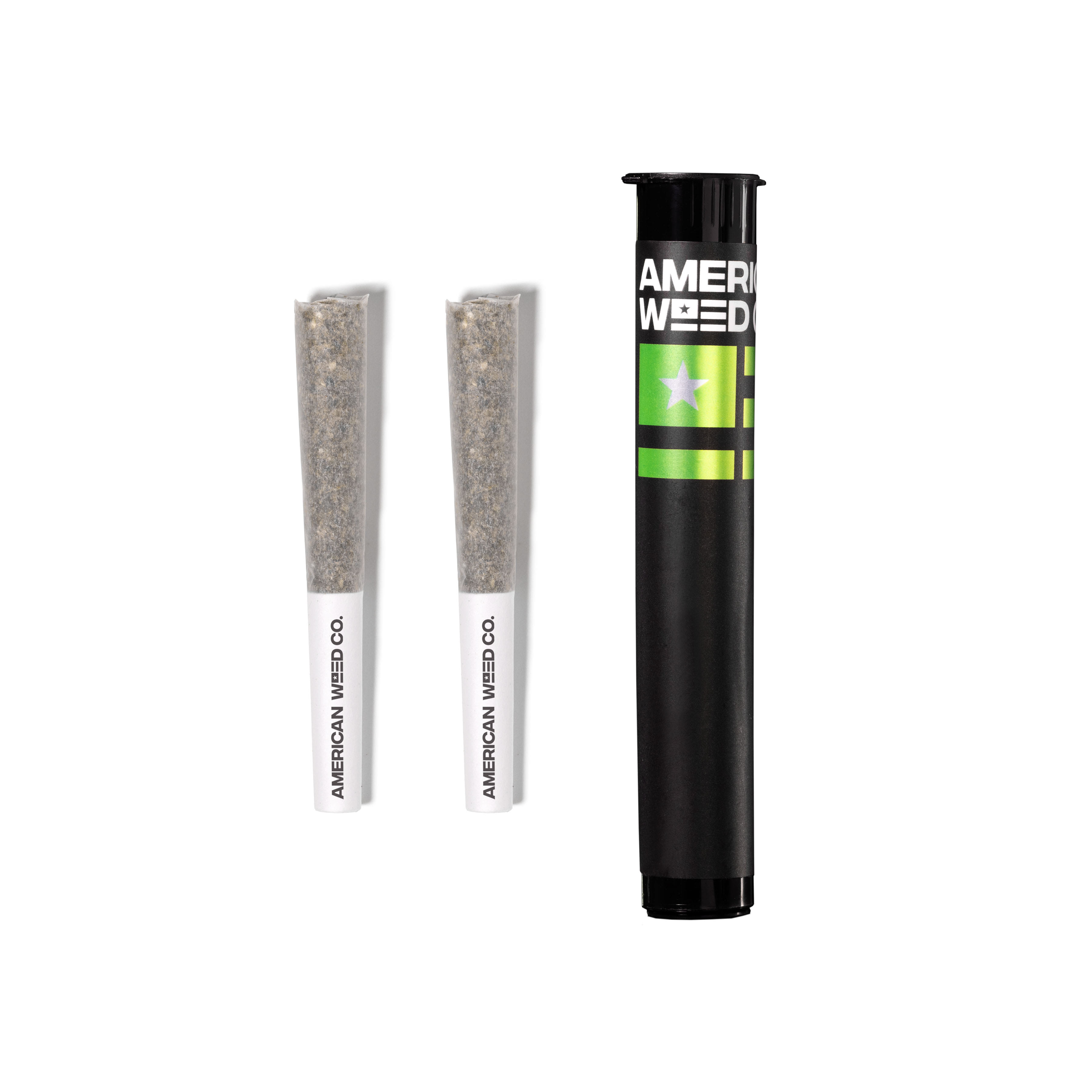 American Weed Co. — Lemon Haze - .5g Infused Pre Rolls (2pk)