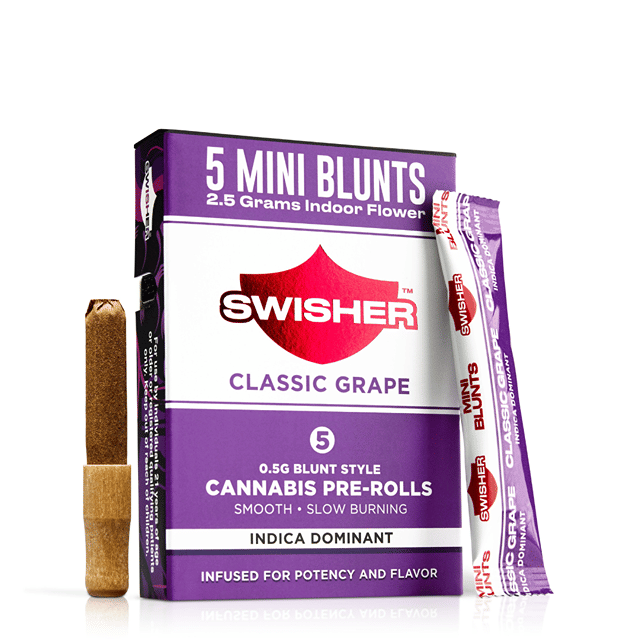 Mini Infused Blunt Pack (5x.5g) - Classic Grape