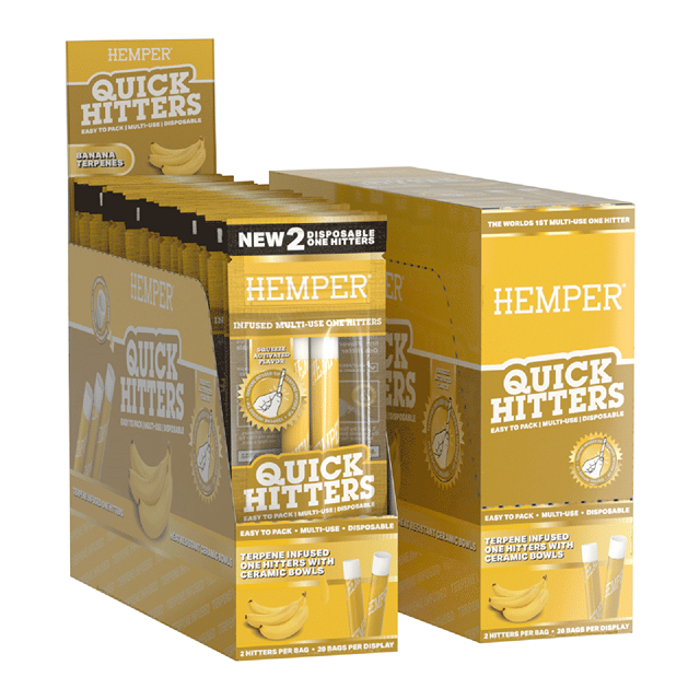 Banana Quick Hitters 2PK - Disposable One Hitter