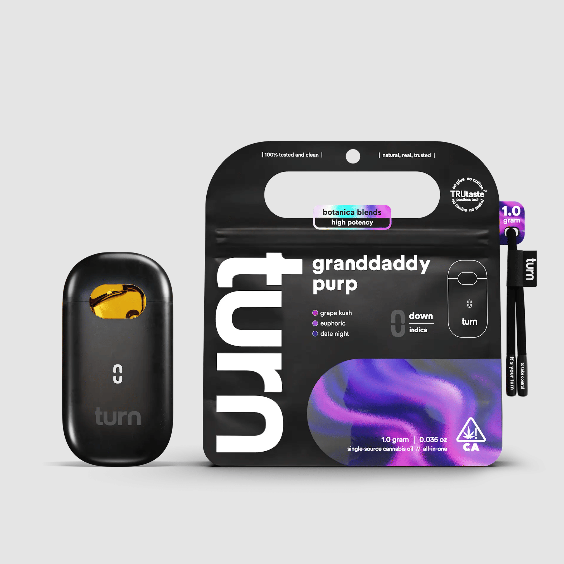 turn — Granddaddy Purp Botanica Blends