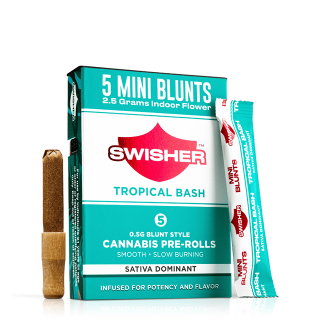 Mini Infused Blunt Pack (5x.5g) - Tropical Bash