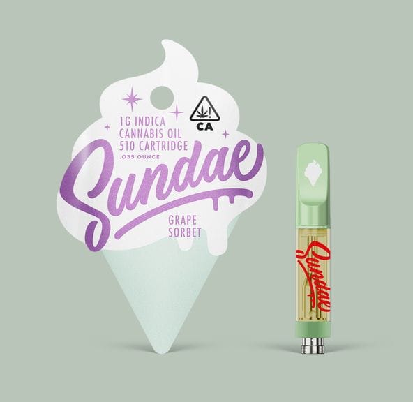 Sundae: Grape Sorbet