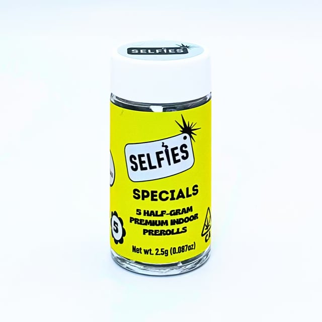 SELFiES SPECiALS - Preroll 5 Pack (2.5g) - Hybrid