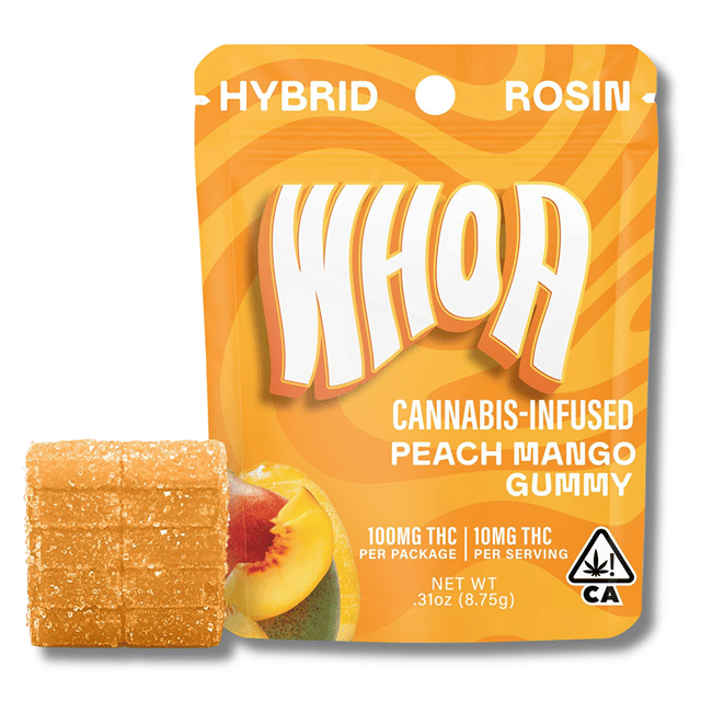 Peach Mango Rosin Gummy 100mg