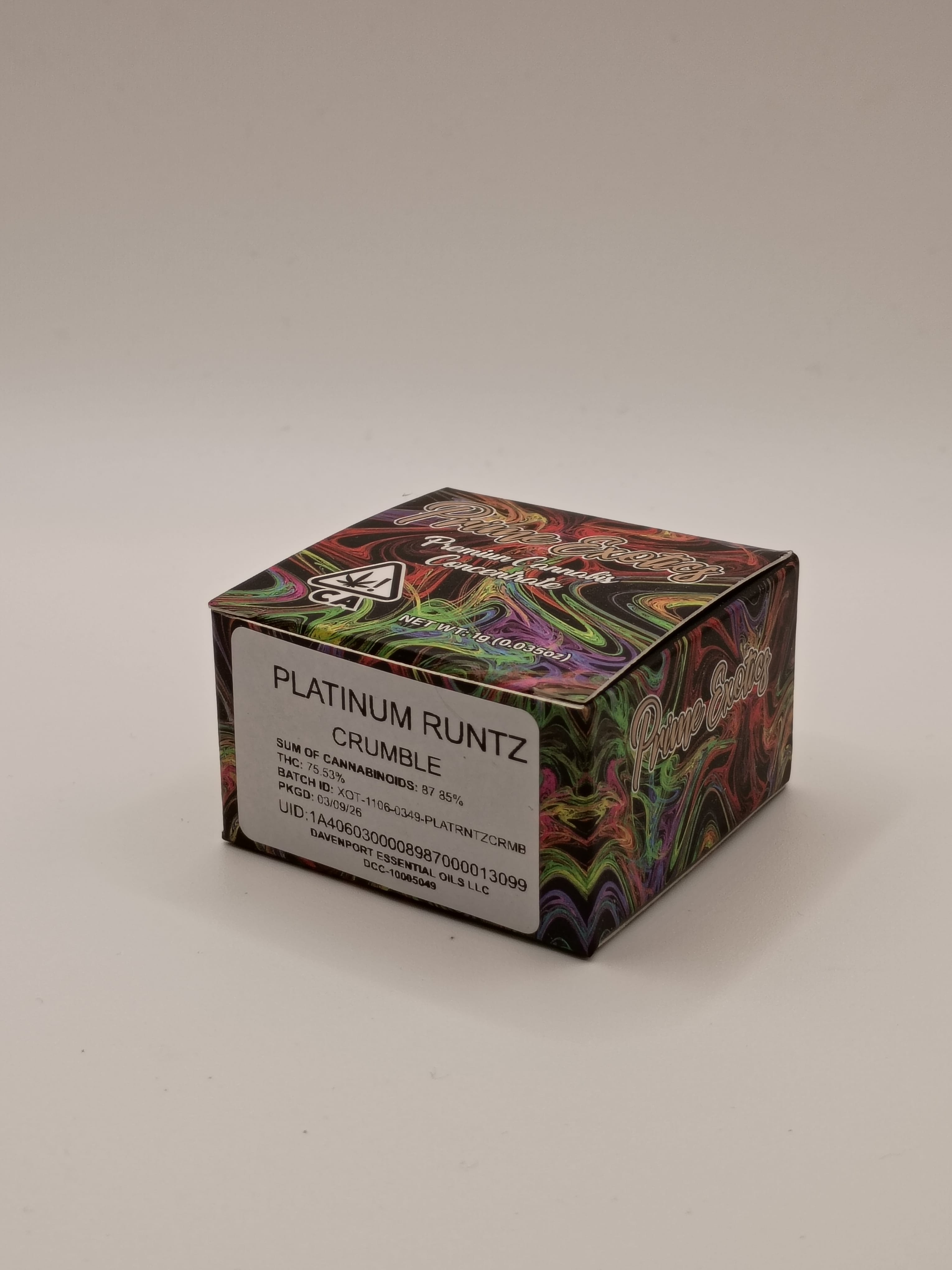 PRIME EXOTICS: Platinum Runtz