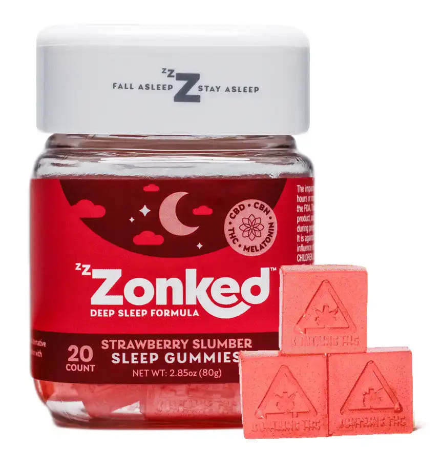 Strawberry Slumber 20-Pack 5mg/ piece Infused w/ Melatonin