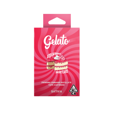 Gelato Brand — Strawberry Shortcake
