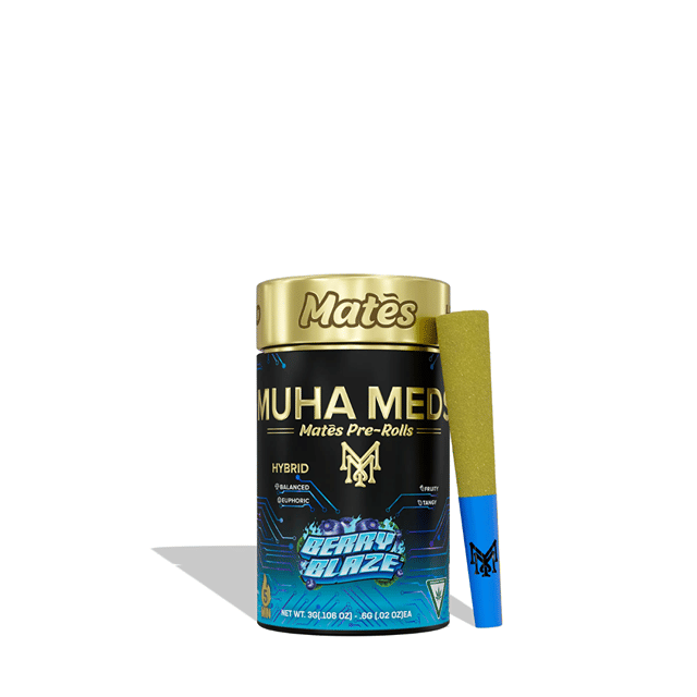 Mini Mates Infused Pre Rolls (5x.6g) - Berry Blaze