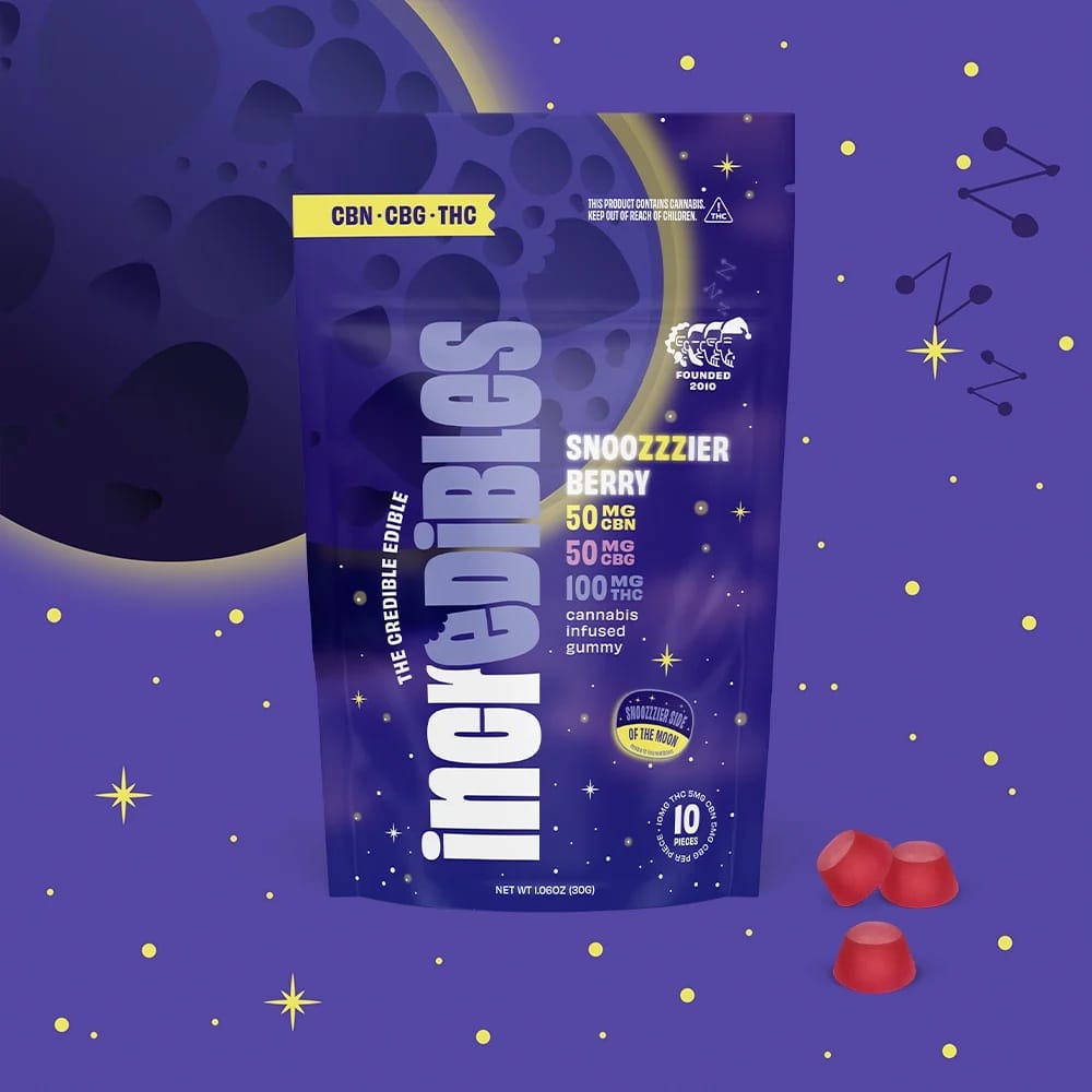 Gummy 200mg - Snoozzzierberry (2:1:1 THC:CBN:CBG)