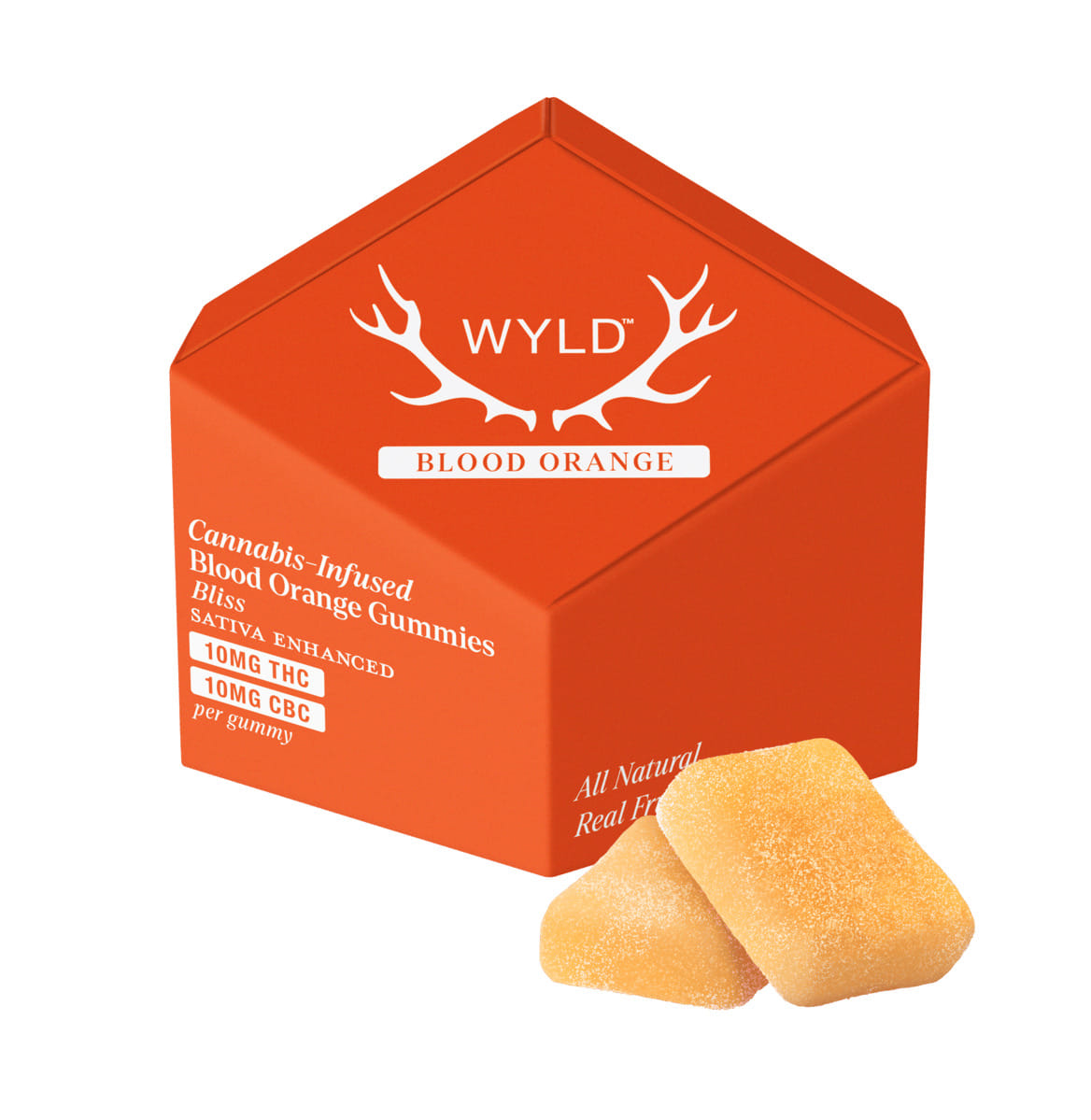 Blood Orange 1:1 THC:CBC Gummies - 100mg - 10ct