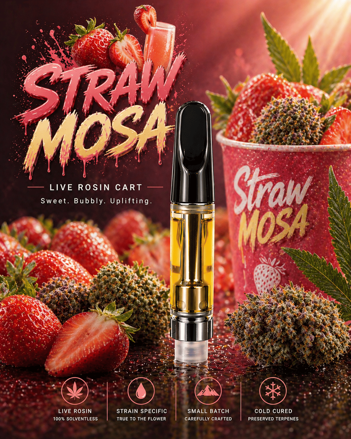 Strawmosa | Rosin Cart | 1g