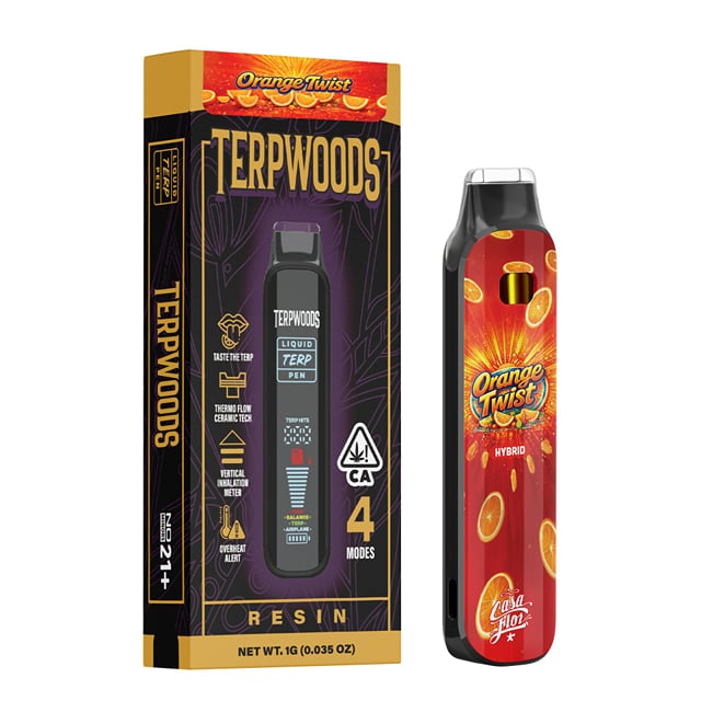 Orange Twist | Terpwoods | 1g Resin AIO