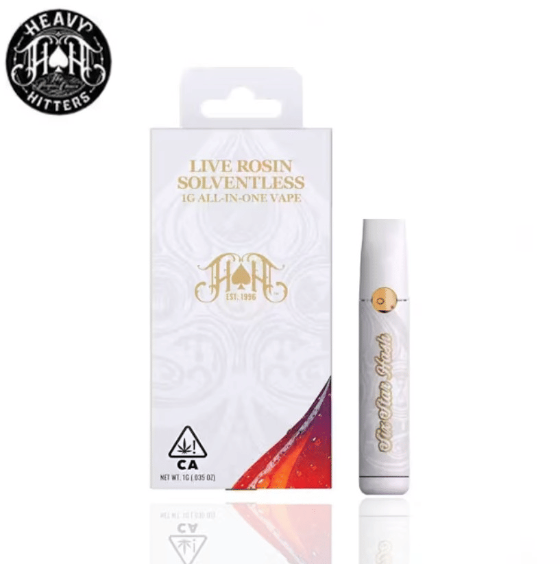 Heavy Hitters AIO - Banana Punch - Live Rosin Vape - 1g - Heavy Hitters - BP - Rosin AIO - 1g - $69.99 - Disposable Vapes