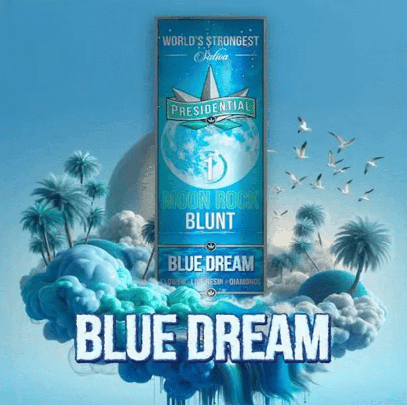 Presidential - Blue Dream - Moon Rock Blunt - 1.5g - Presidential - BD - Infused Blunt - 1.5g - $17.99 - Blunts / Hash Holes