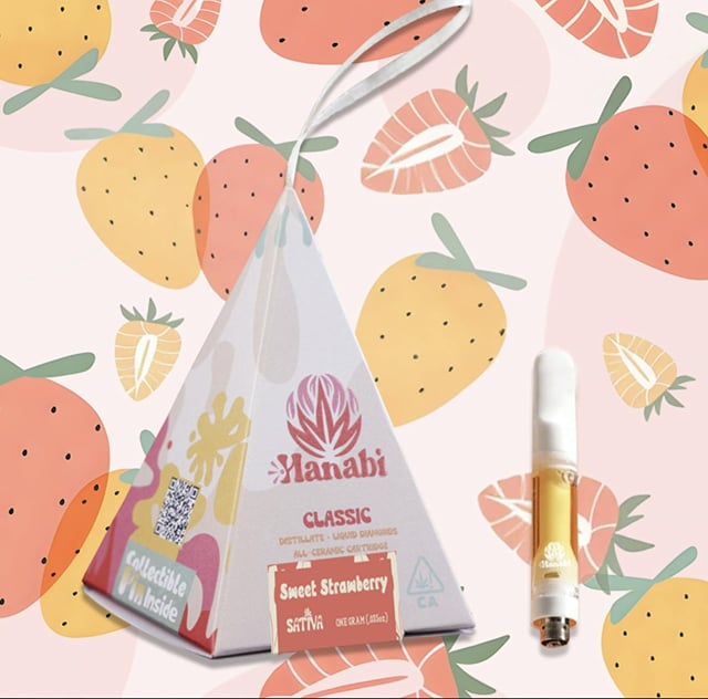 Hanabi Classic 1g Cartridge Sweet Strawberry