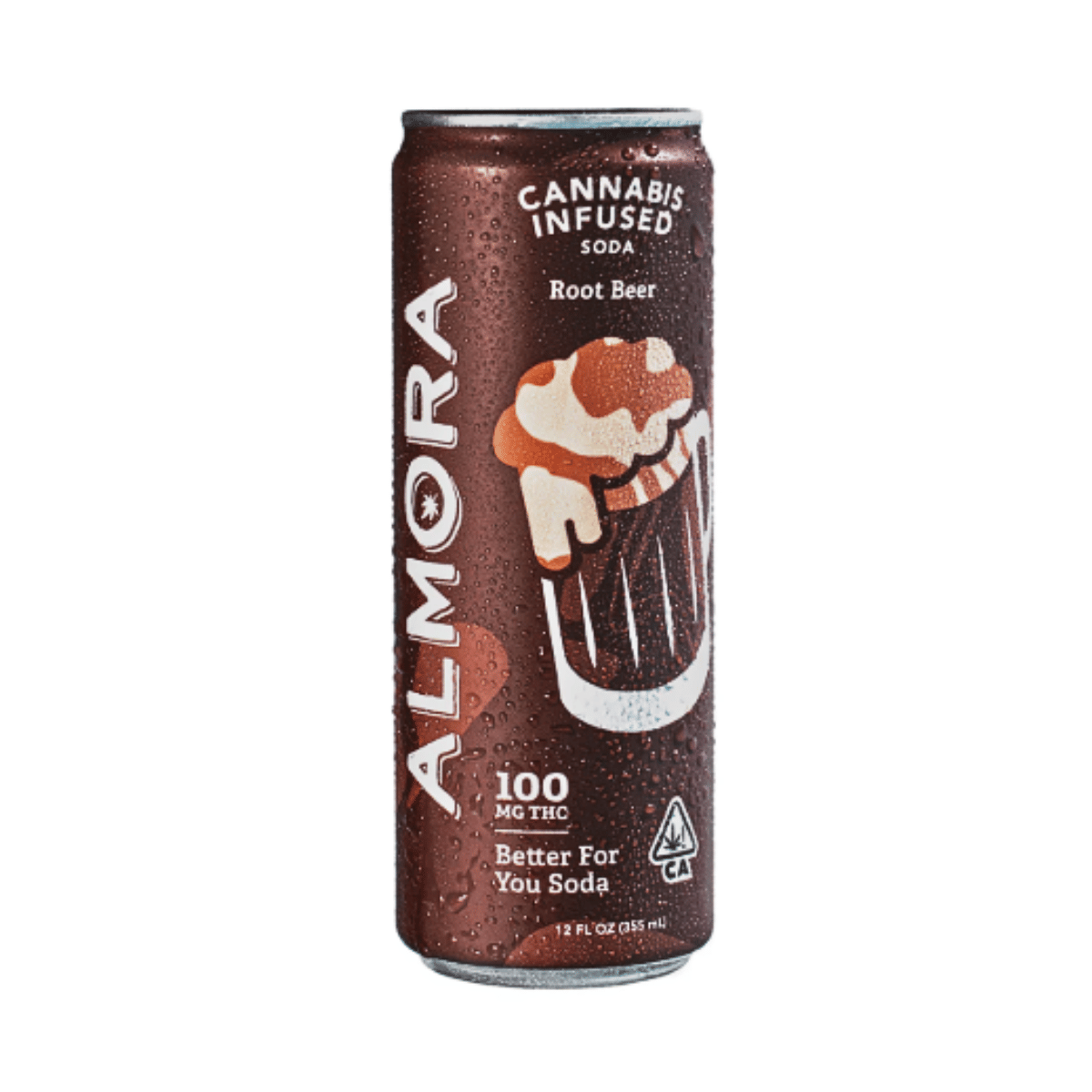 ALMORA: Root Beer Prebiotic Soda Can