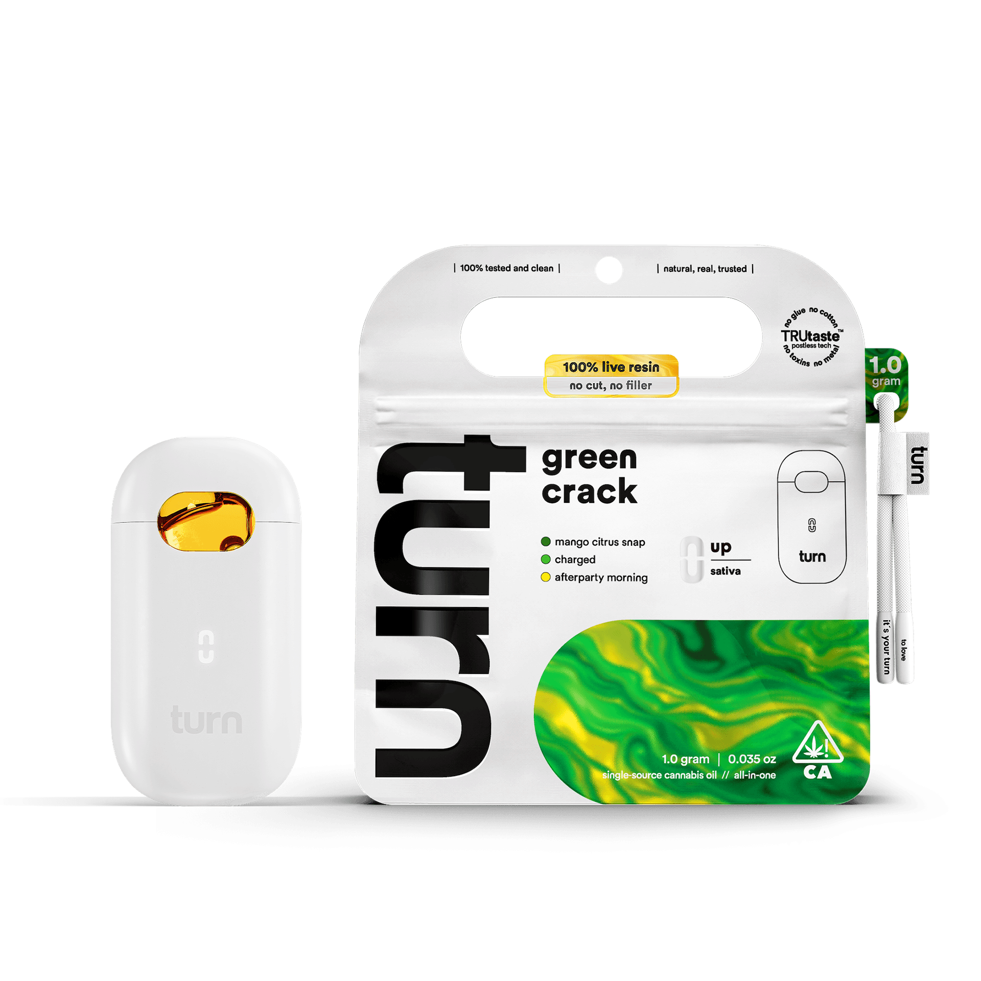 Turn Up LR TurnOne | 1g - Green Crack - Turn -  - $37 - All-In-Ones