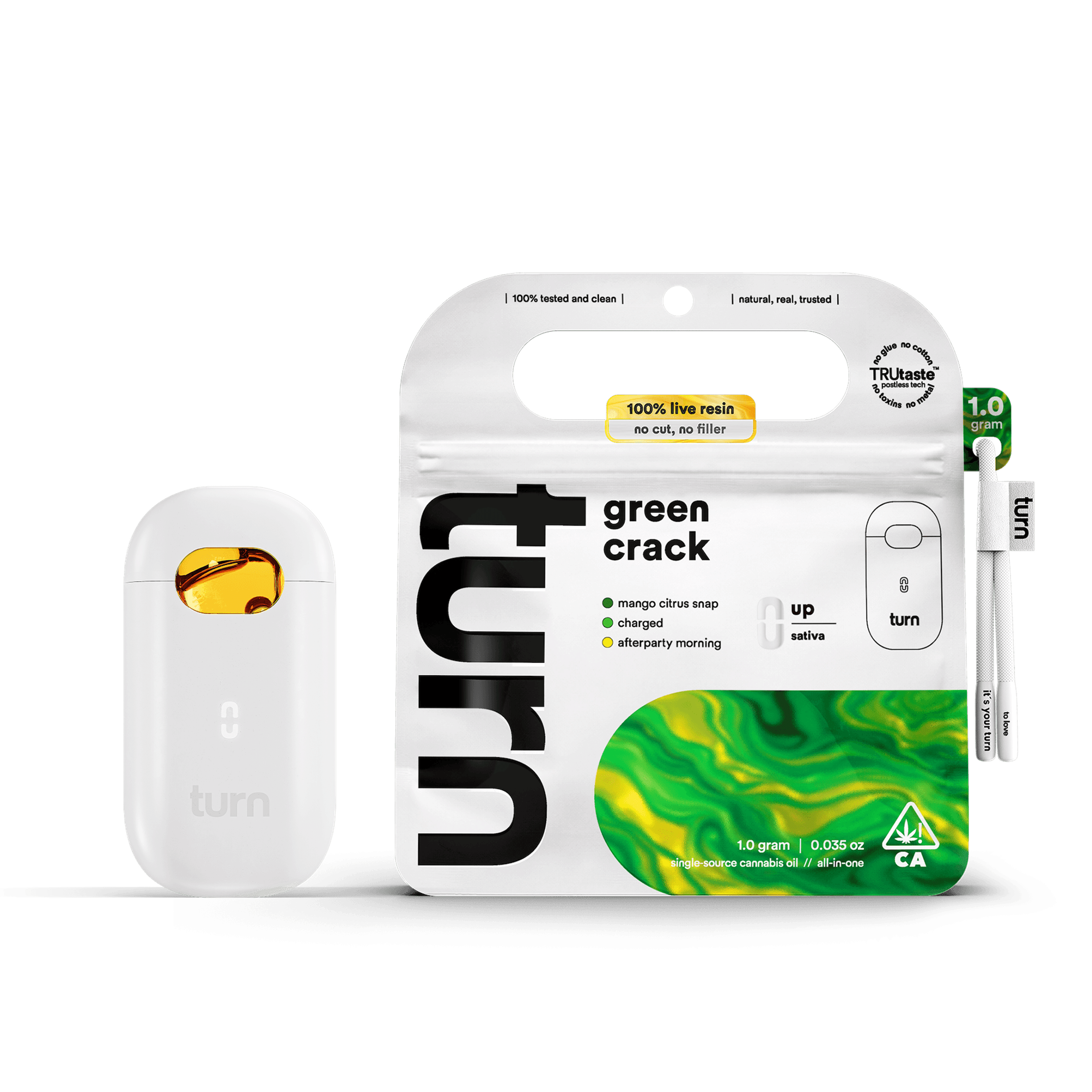 Turn Up LR TurnOne | 1g - Green Crack - Turn - - $37 - All-In-Ones