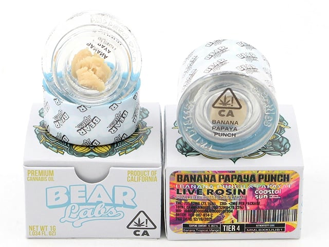 Banana Papaya Punch T4 Live Rosin
