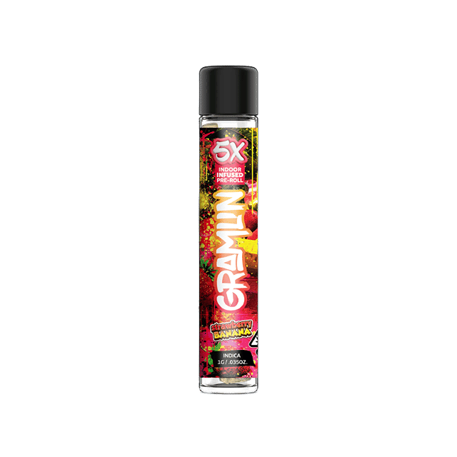 Strawberry Banana 5x Infused 1g Preroll