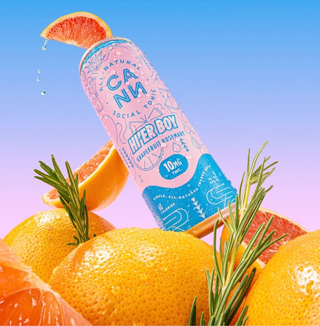 Grapefruit Rosemary - Hi'er Boys - 10mg - Single